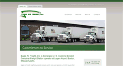 Desktop Screenshot of eagle-freight.com